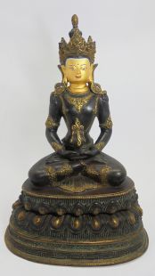 Amitayus Statue (Half gilt gold)