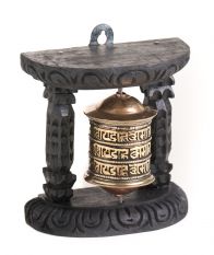 Wall mount 1 prayer wheel