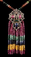 Tourmaline Ruby Necklace