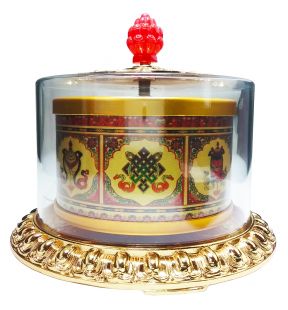 Hand-spinned Prayer Wheel (L)