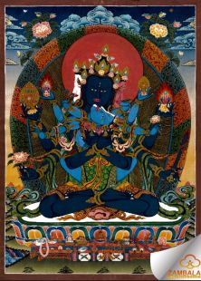 guhyasamaja hand painted thanka