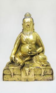 Thangtong Rinpoche. copper statue (18.5 cm)