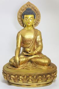 Sakyamuni Buddha (Gilt gold)