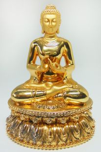 Sakyamuni Buddha Sterling silver Electrum