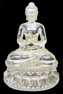 Sakyamuni Buddha Sterling silver Electrum