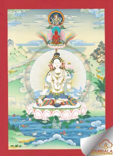 White Tara Thanka