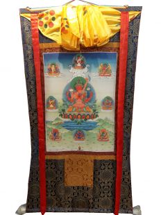 Assorted Jinasagara  thanka with brocade