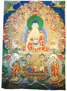 Sakyamuni Embroidery Thanka