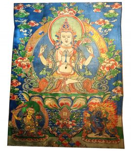 Chenrezig Embroidery Thanka