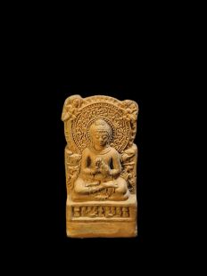 Antique clay Buddha